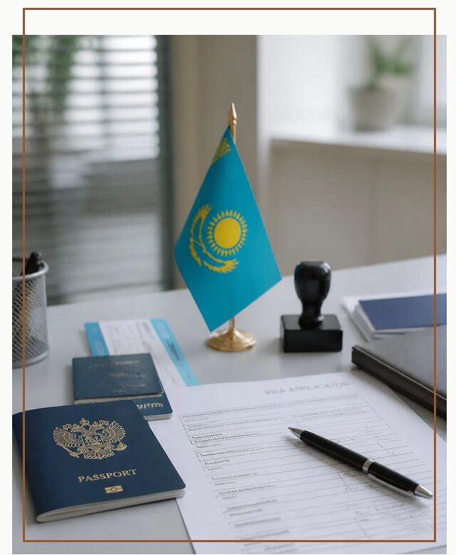 Оформление визы в Казахстан для поездки и работы в Сыктывкаре